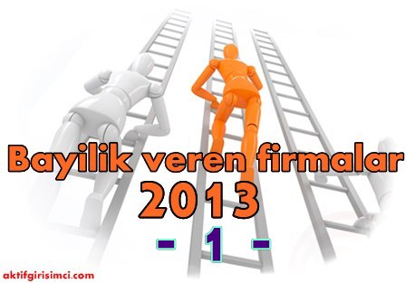 bayilik veren firmalar 2013